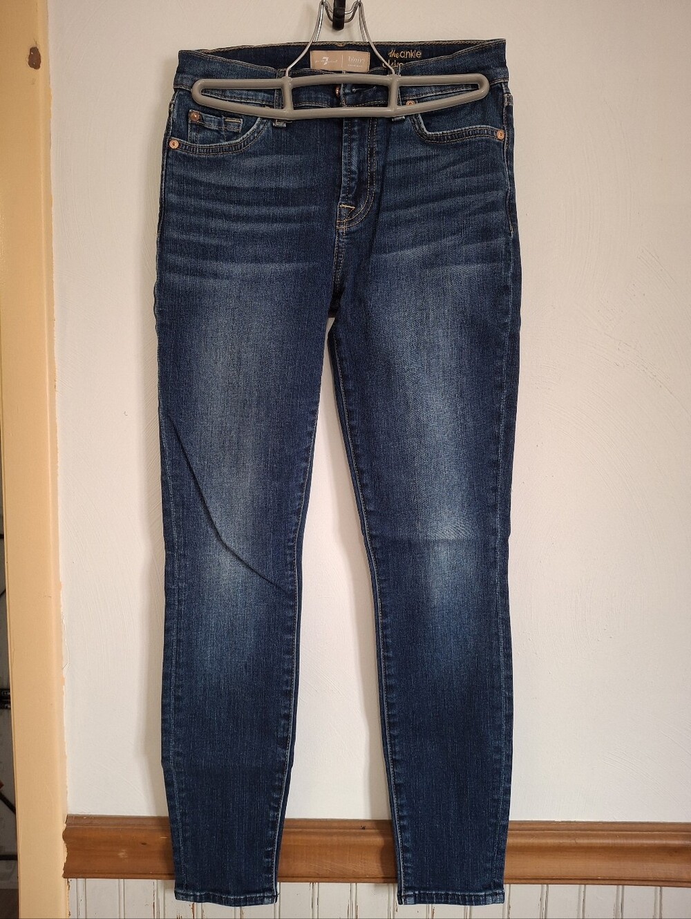 7 for All Mankind Women’s b(air) The Ankle Skinny Jeans